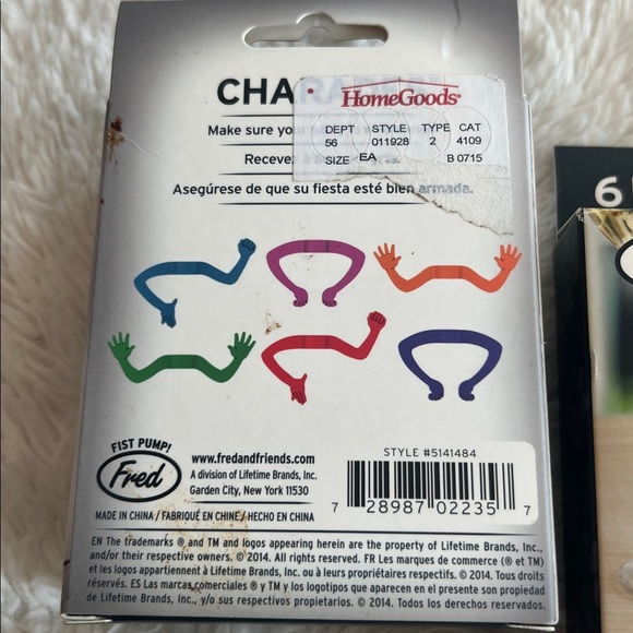 Wine Glass Charms 6 Wine Lives Charades Wine Markers NEW! - Picture 5 of 7